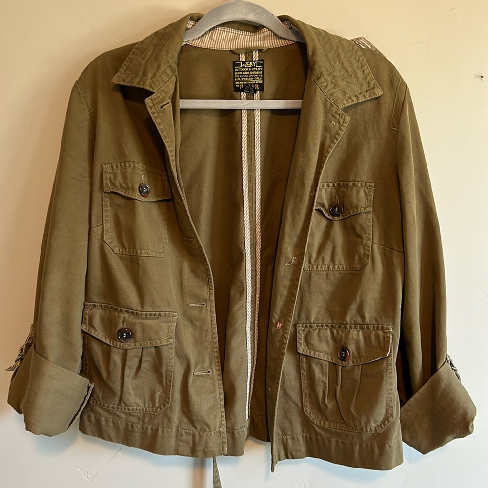 Lucky Brand Army Green Jacket